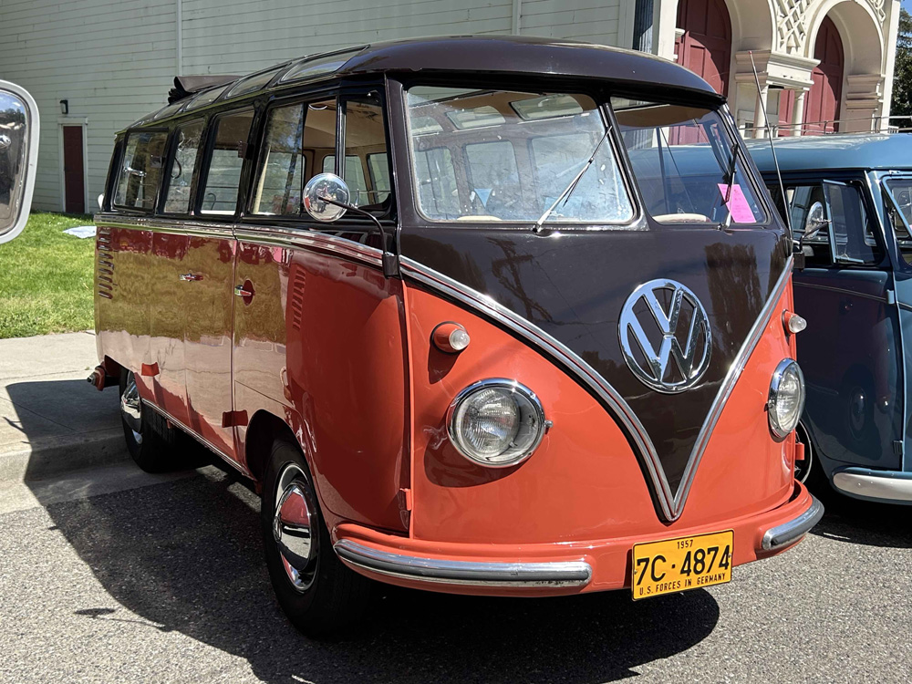 57 Deluxe VW Bus attended the VW show